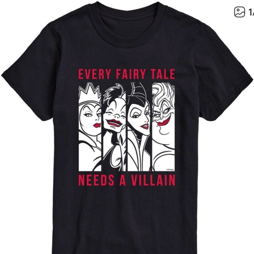 EVERY FAIRYTALE LARGE UNISEX/MENS BLACK & RED NEW